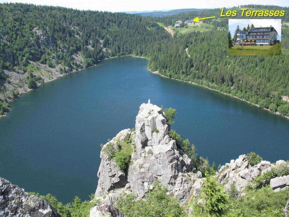 Les Terrasses Du Lac Blanc - Studios & Appartements Orbey Esterno foto
